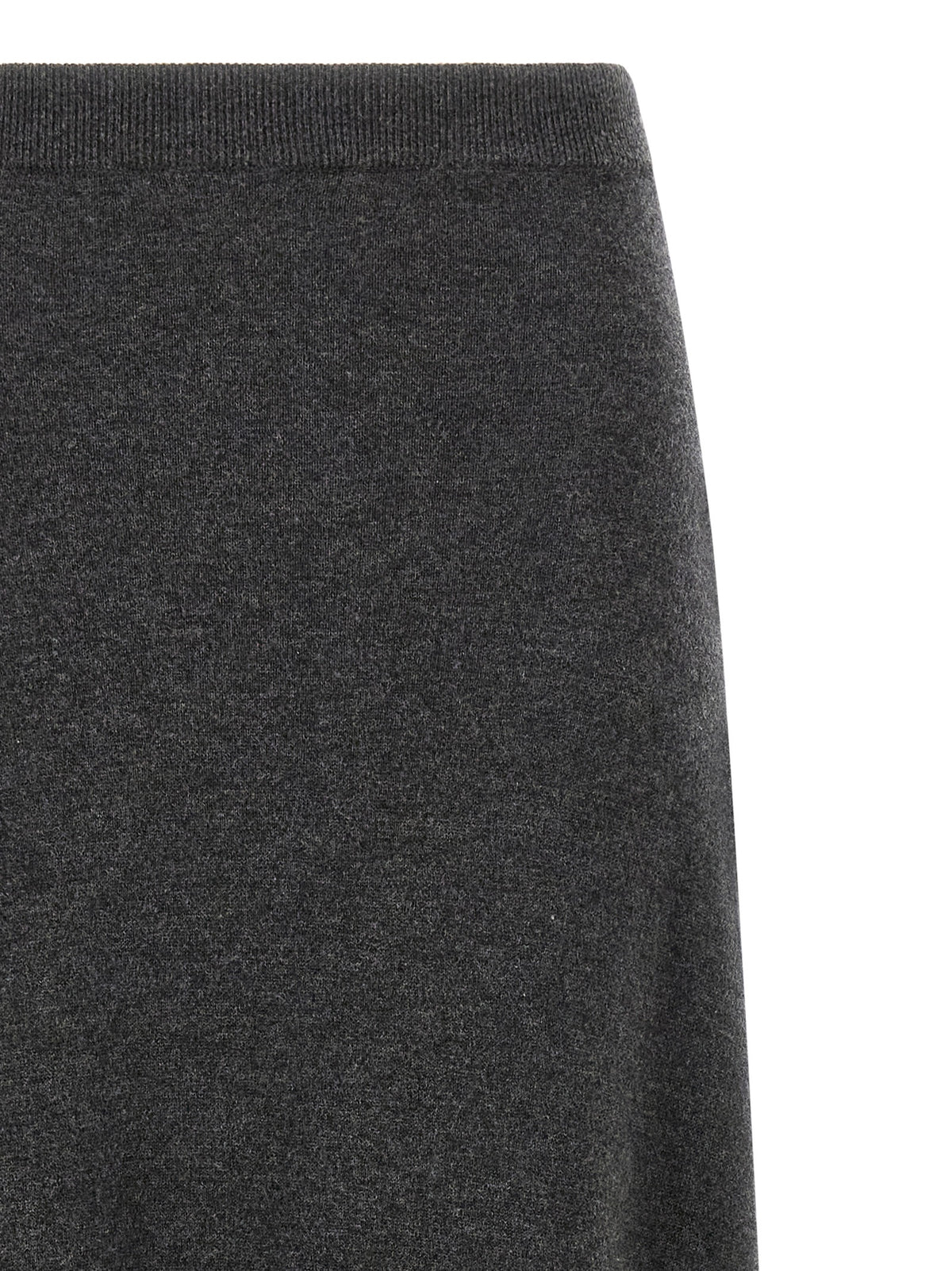 Balenciaga Gray Wool Mini Skirt