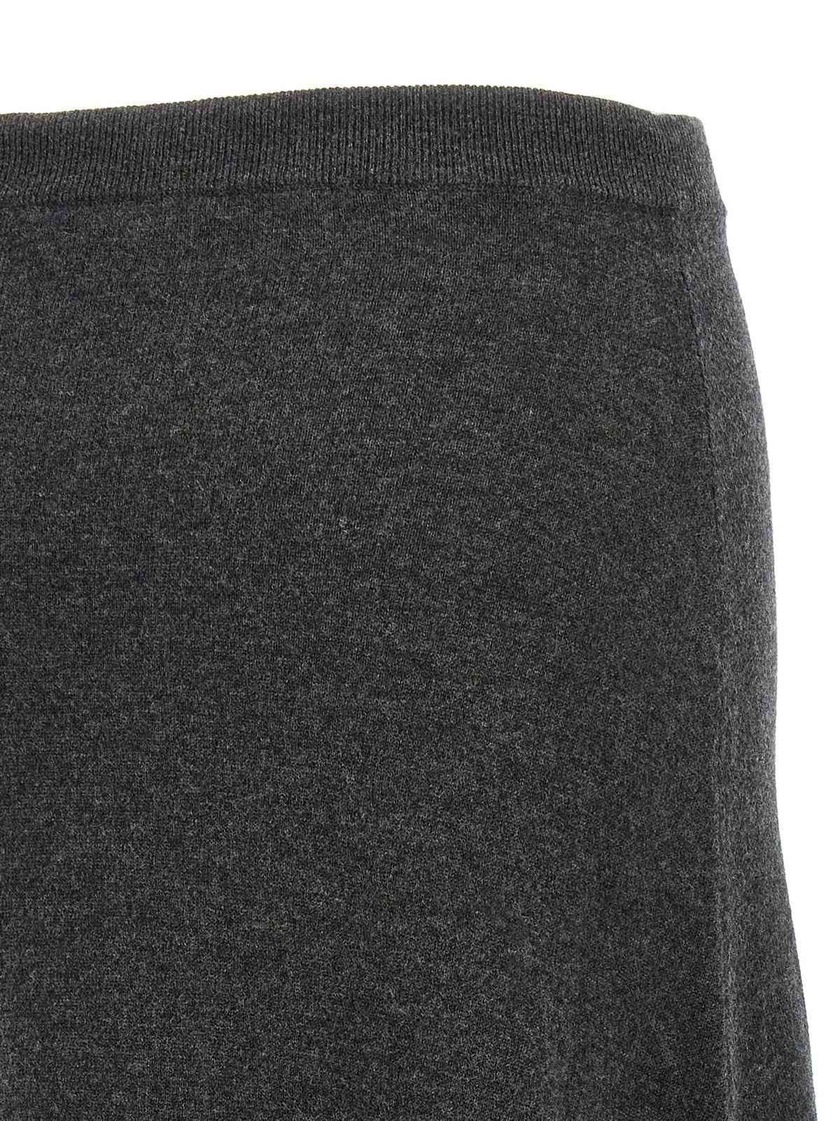 Balenciaga Gray Wool Mini Skirt