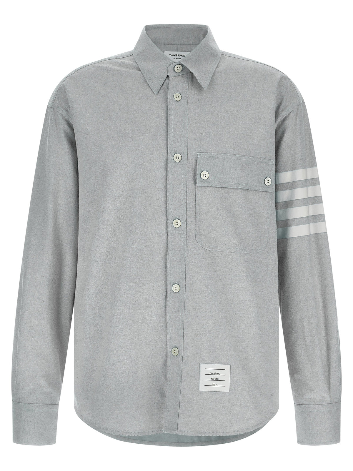 Thom Browne Gray Cotton Blouse