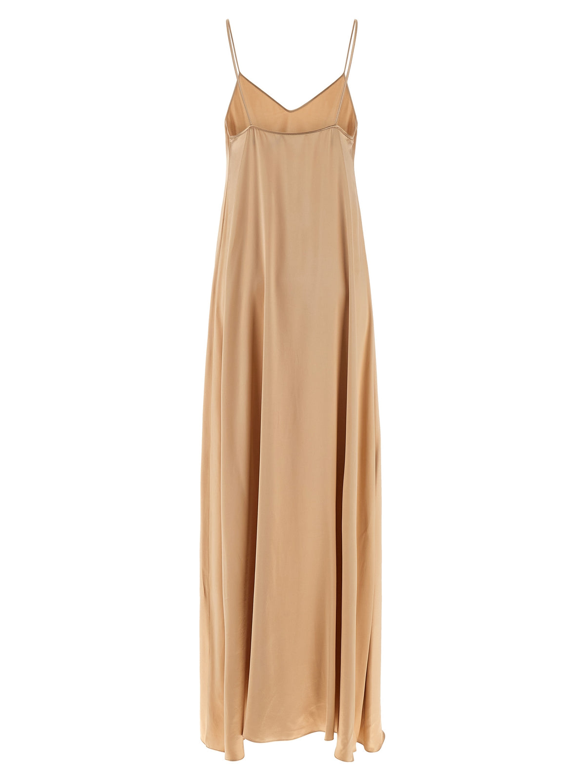 Ferragamo Beige Viscose Long Dress