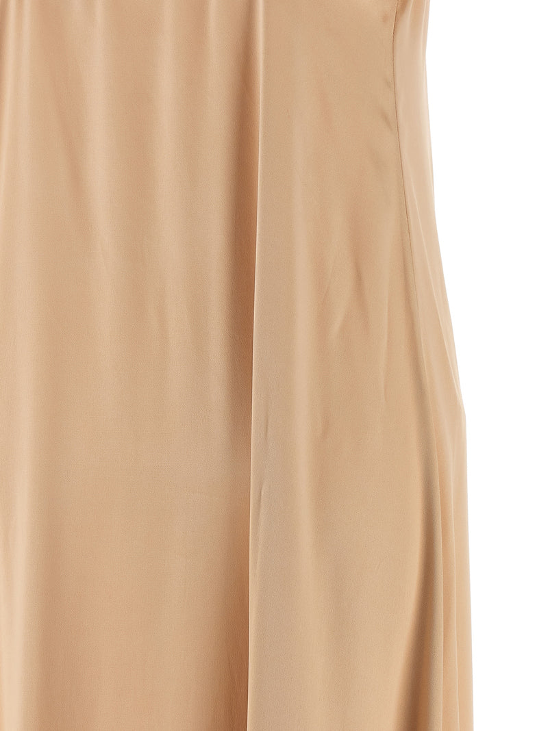Ferragamo Beige Viscose Long Dress for Women