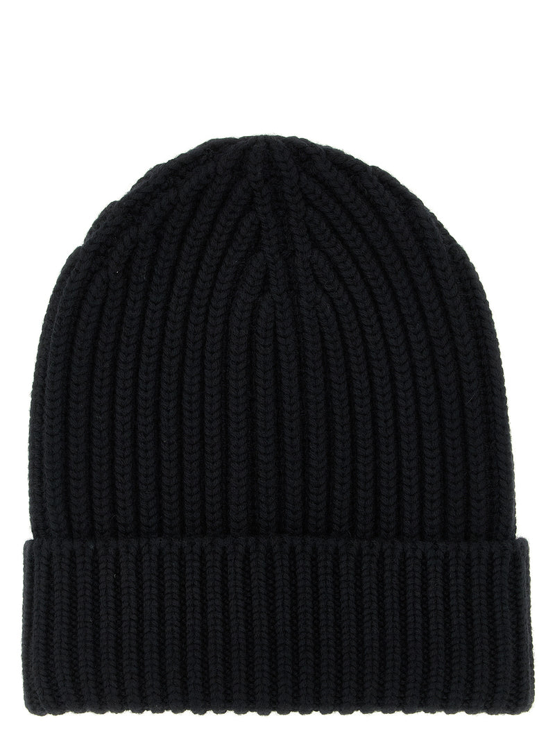 Dolce & Gabbana Black Wool Beanie - Stylish Cold Weather Accessory