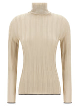 Fabiana Filippi Gold Viscose Cardigan