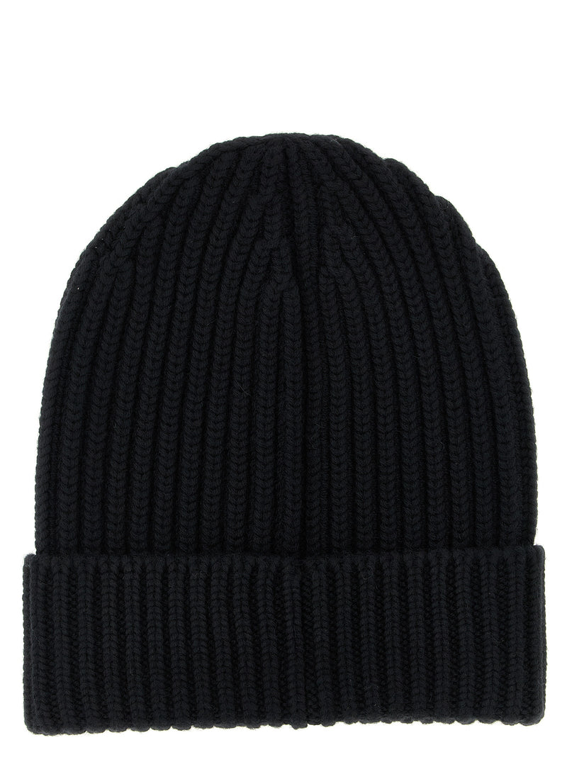 Dolce & Gabbana Black Wool Beanie - Stylish Cold Weather Accessory