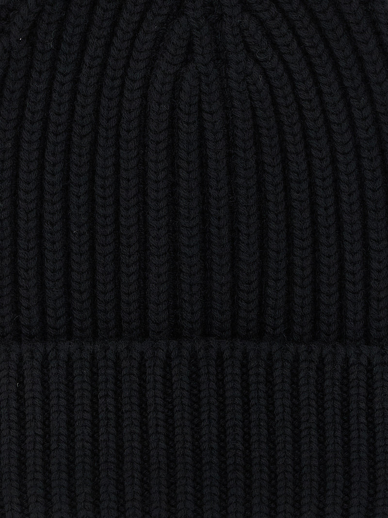Dolce & Gabbana Black Wool Beanie - Stylish Cold Weather Accessory