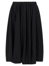 Comme Des Garçons Black Wool Mini Skirt