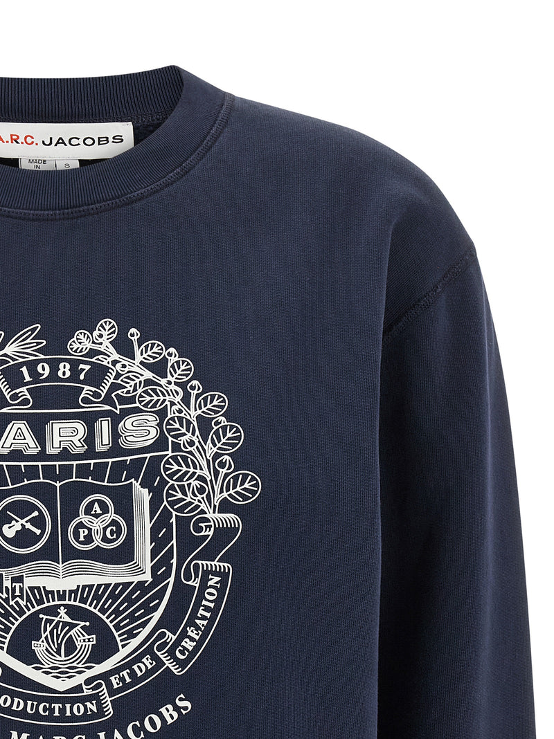 Sweat-shirt A.P.C. en coton bleu