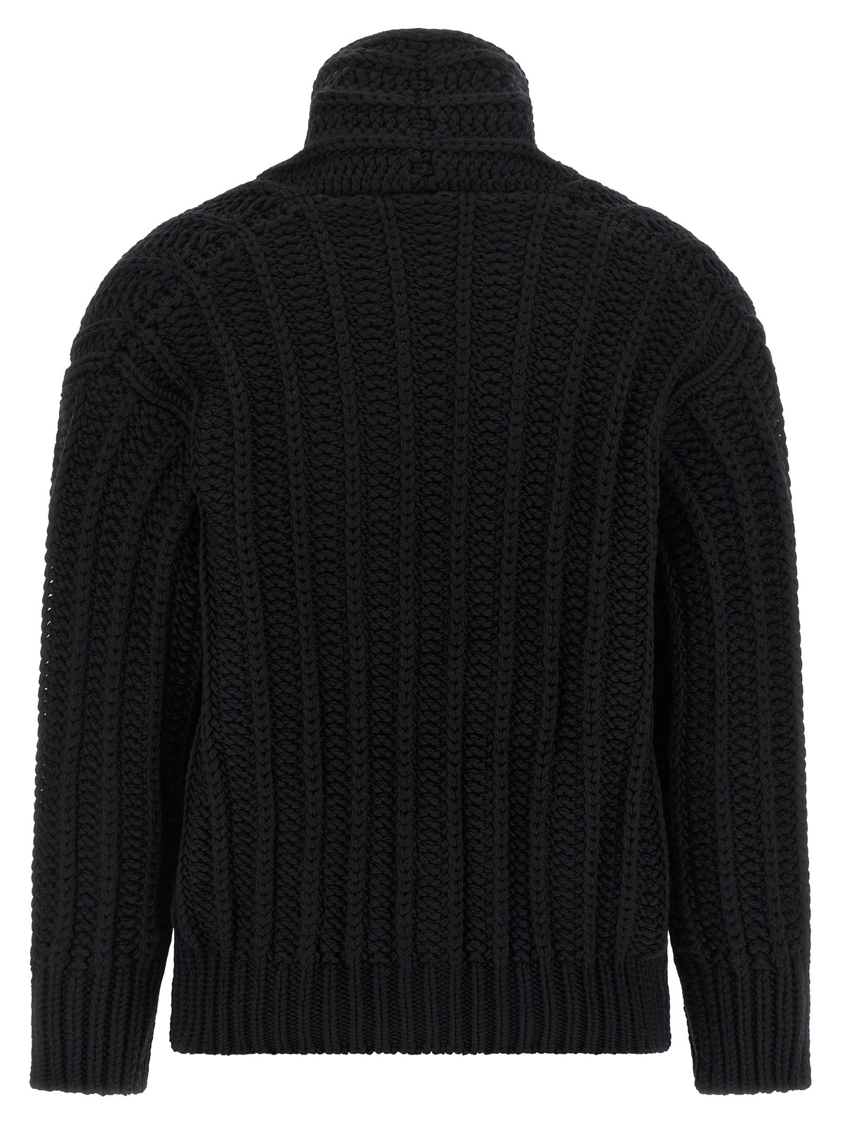 Cardigan Dolce & Gabbana en laine vierge noire