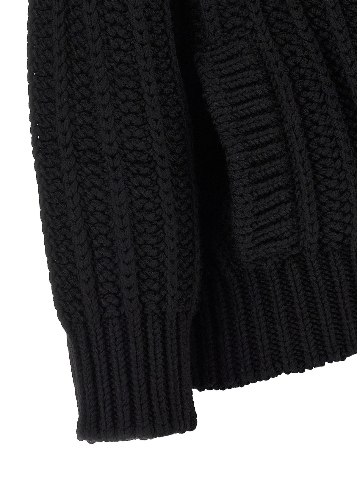 Cardigan Dolce & Gabbana en laine vierge noire