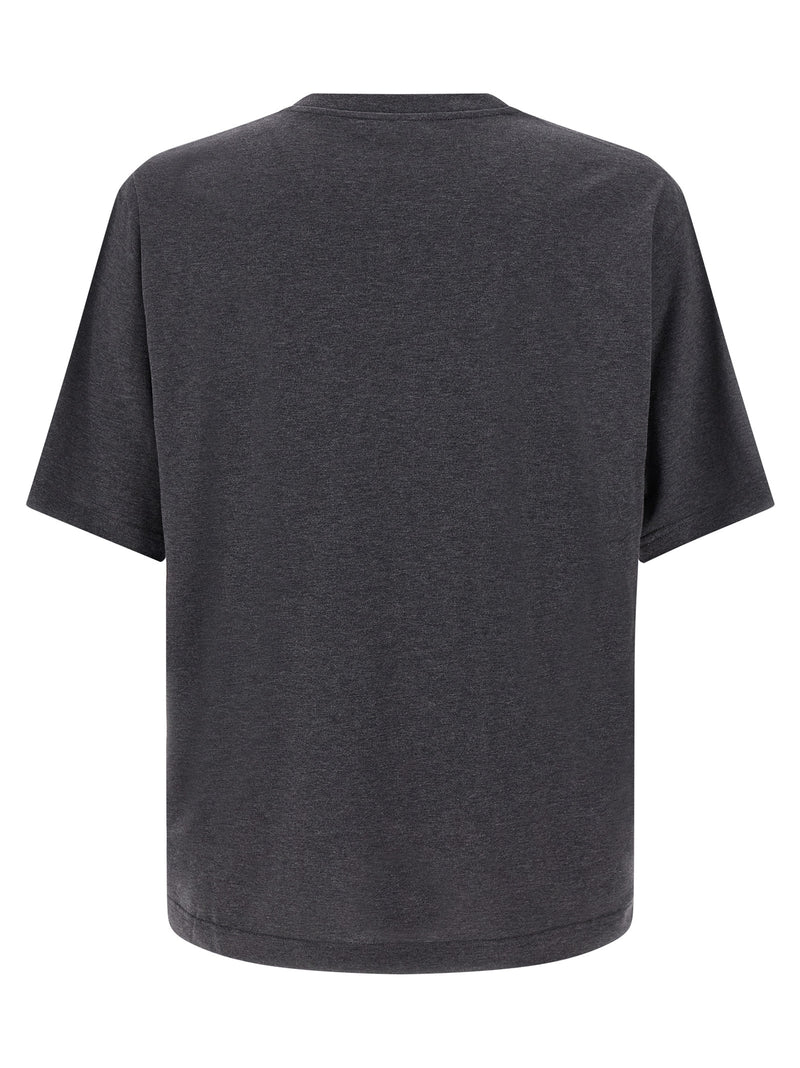 Dolce & Gabbana Gray Cotton T-Shirt
