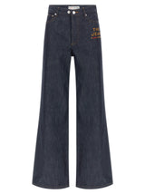 A.P.C. Blue Cotton Straight-Leg Jeans