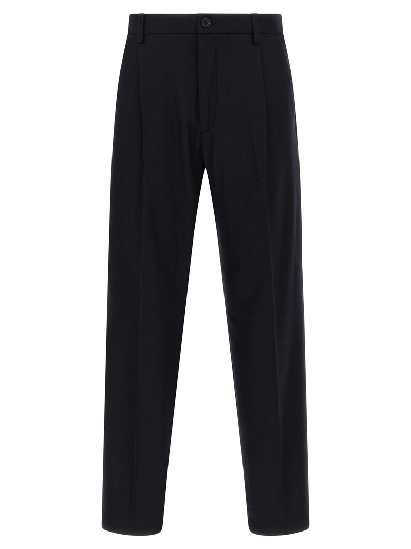 Department 5 Blue Wool Casual Pants