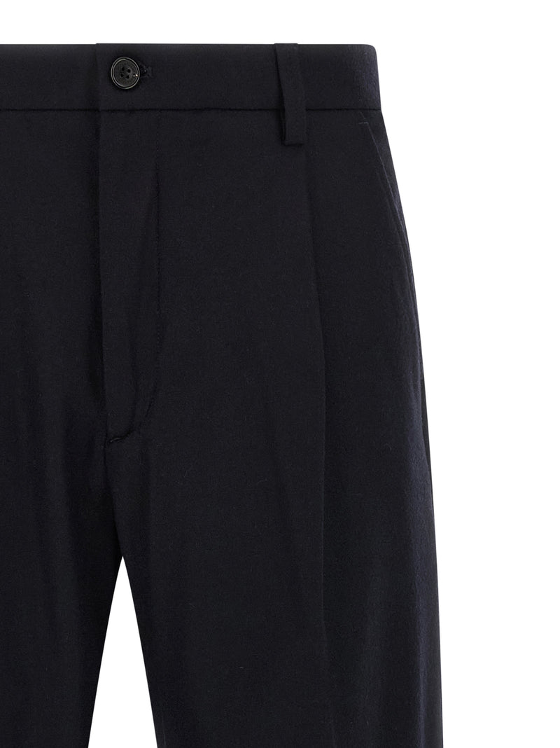 Department 5 Blue Wool Casual Pants