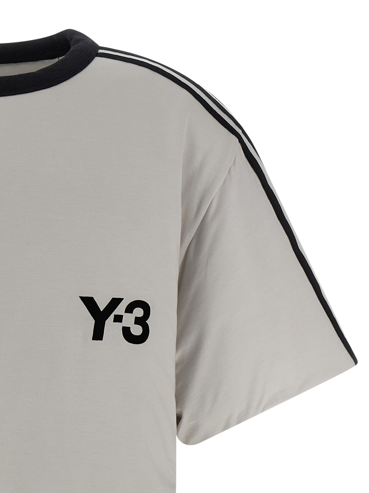 T-shirt gris en lyocell Y-3