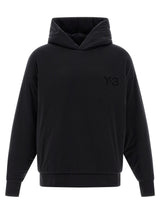 Y-3 Black Lyocell Sweatshirt - Padded Design for Ultimate Comfort