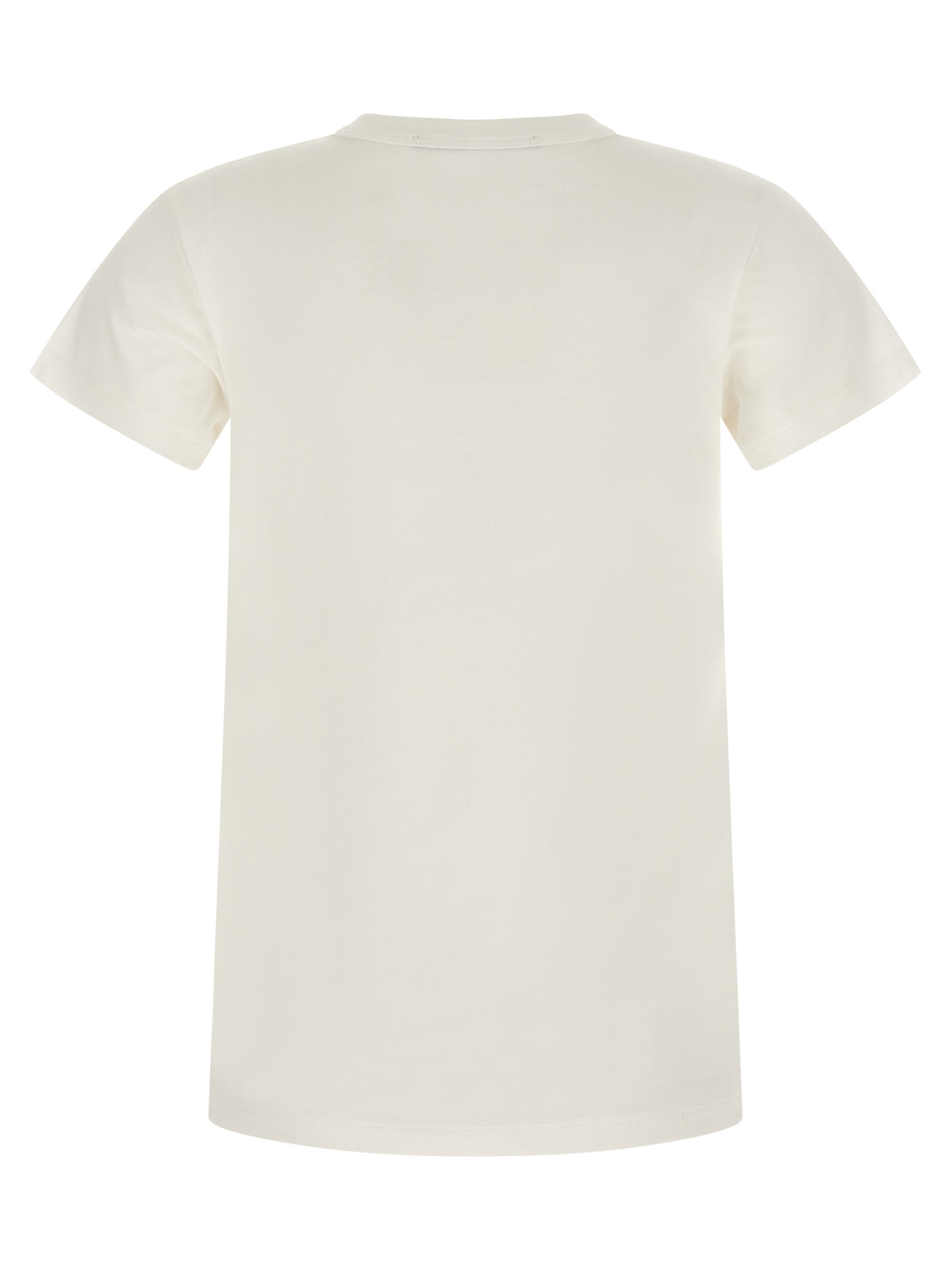 Valentino Garavani White Cotton T-Shirt with Artistic Print