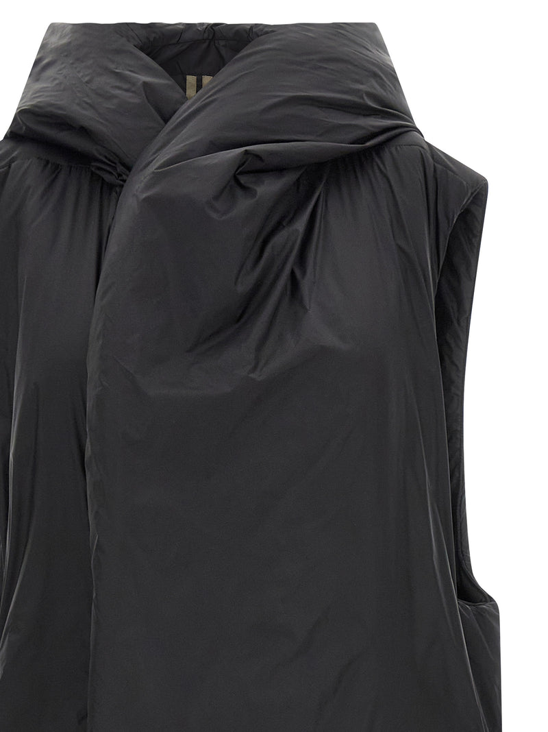 DRKSHDW Black Nylon Sleeveless Jacket - Sustainable Fashion