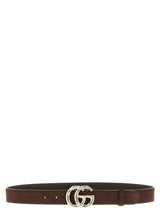 Gucci Ceinture classique en cuir de veau marron