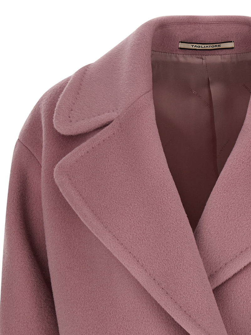 Tagliatore Multicolor Virgin Wool Coat