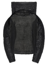 Issey Miyake Black Wool Sweatshirt