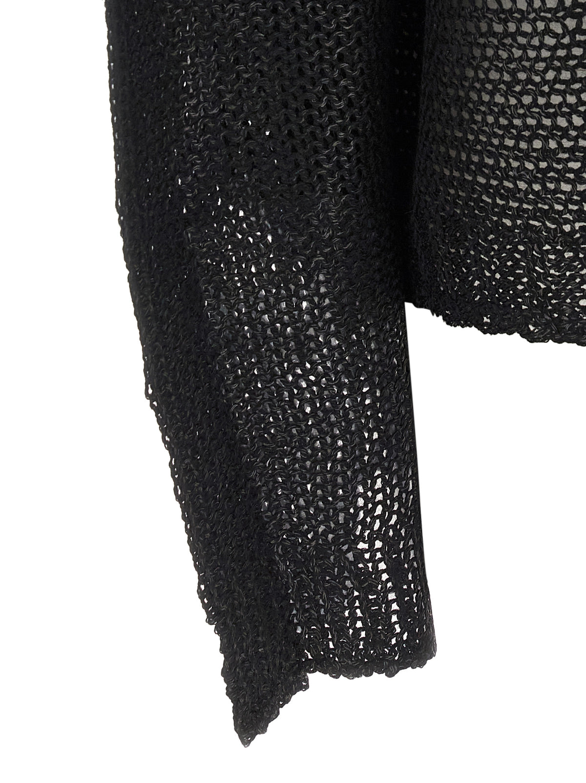 Issey Miyake Black Wool Sweatshirt