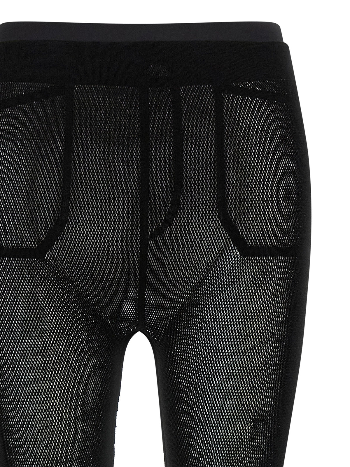 Issey Miyake Black Nylon Leggings - Seen Unseen AP