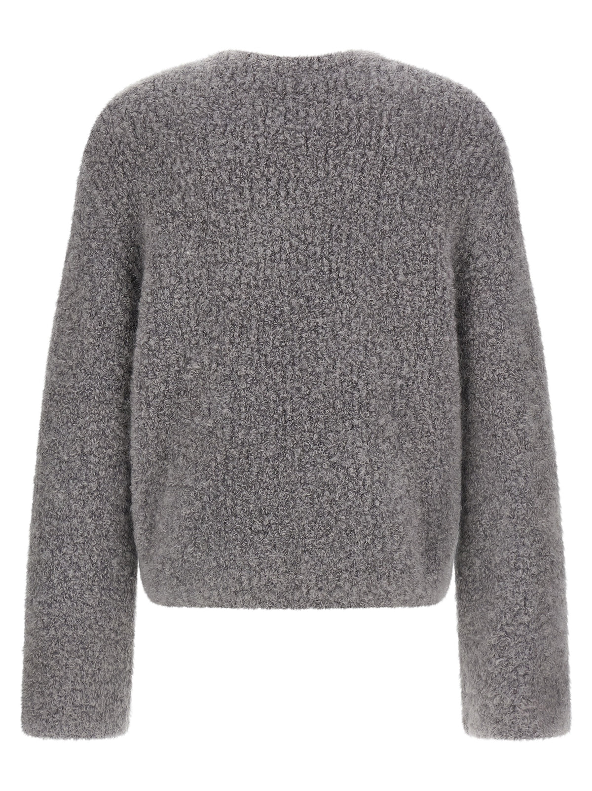 SÉFR Gray Fabric Cardigan