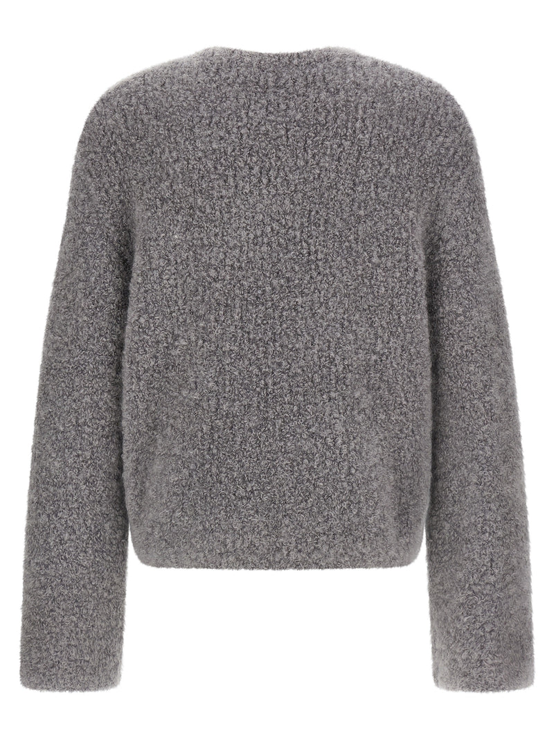 SÉFR Gray Fabric Cardigan