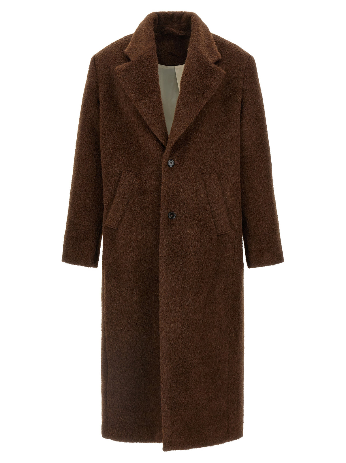 SÉFR Brown Wool Coat