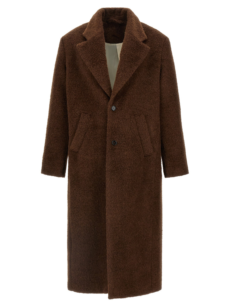 SÉFR Brown Wool Coat