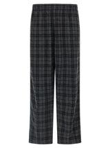 WILLY CHAVARRIA Gray Wool Casual Pants
