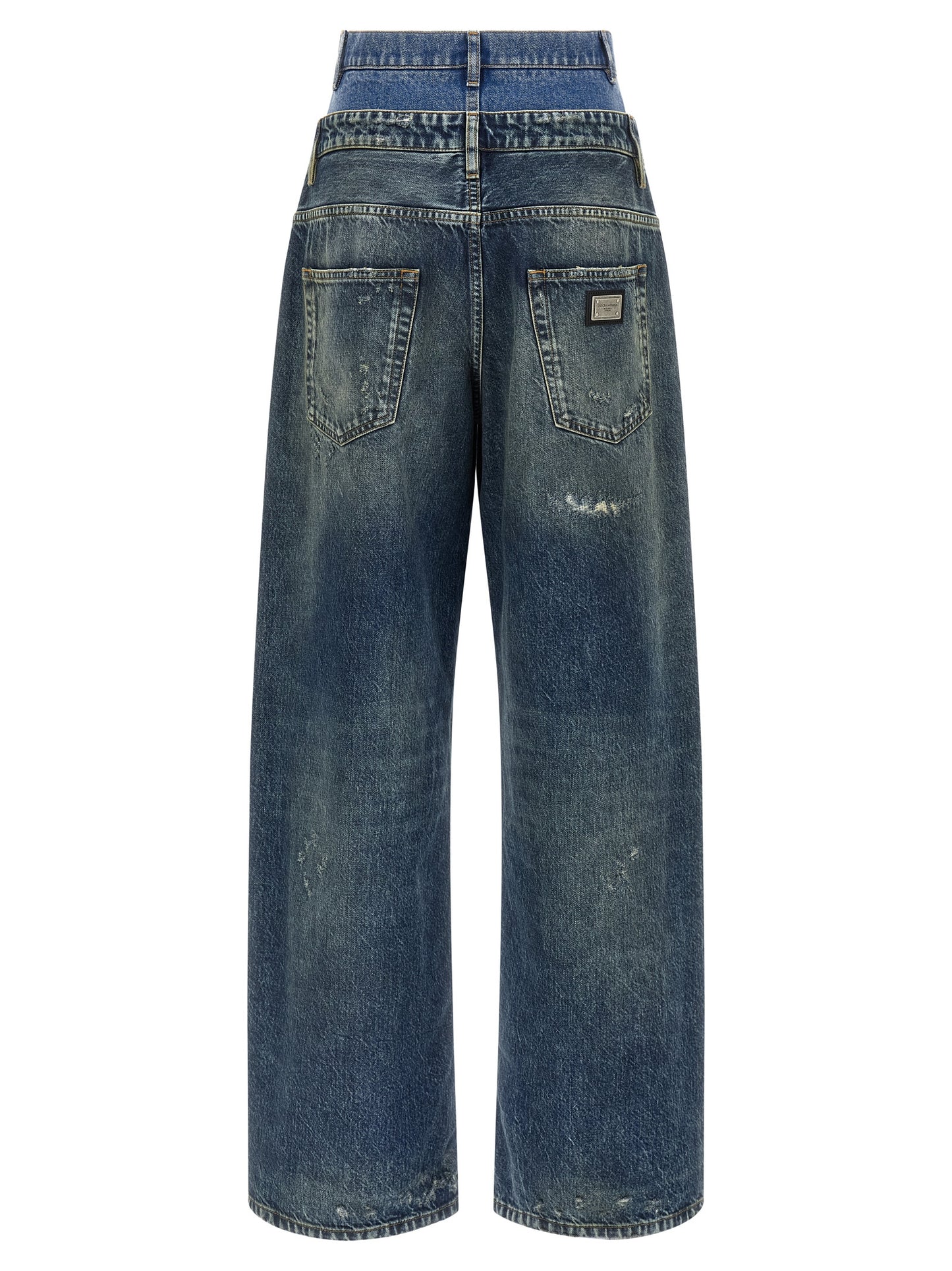 Dolce & Gabbana Blue Cotton Jeans Denim