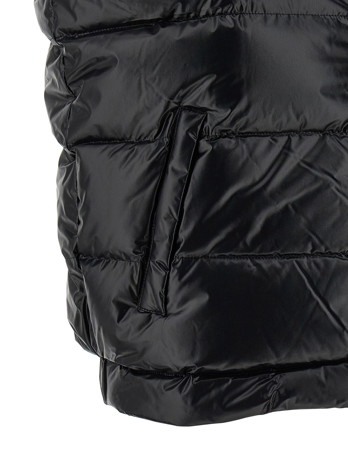 PERFECT MOMENT Black Polyamide Sleeveless Jacket