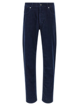 Stone Island Blue Cotton Casual Pants