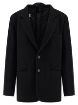 MM6 Maison Margiela Black Virgin Wool Blazer