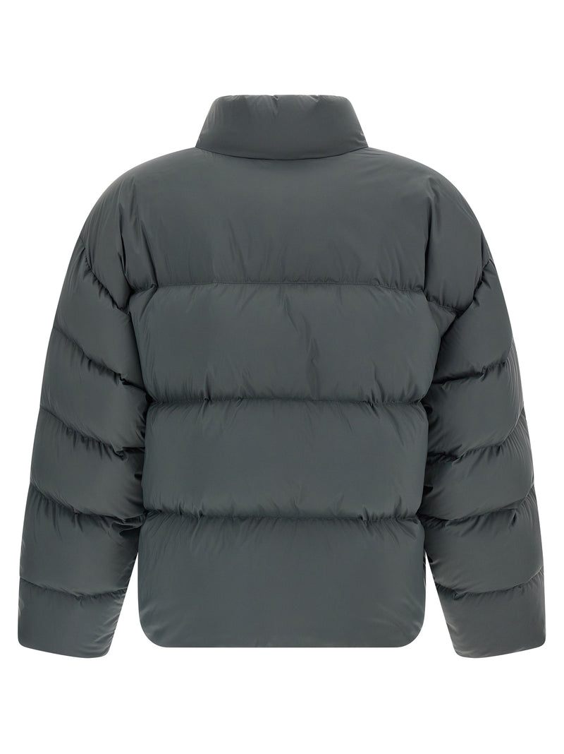 Balenciaga Veste longue en polyamide gris
