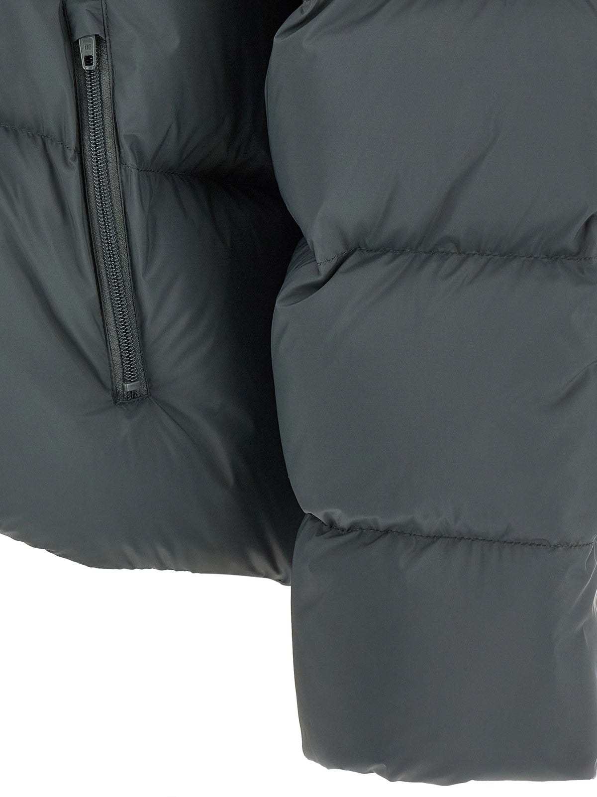Balenciaga Veste longue en polyamide gris