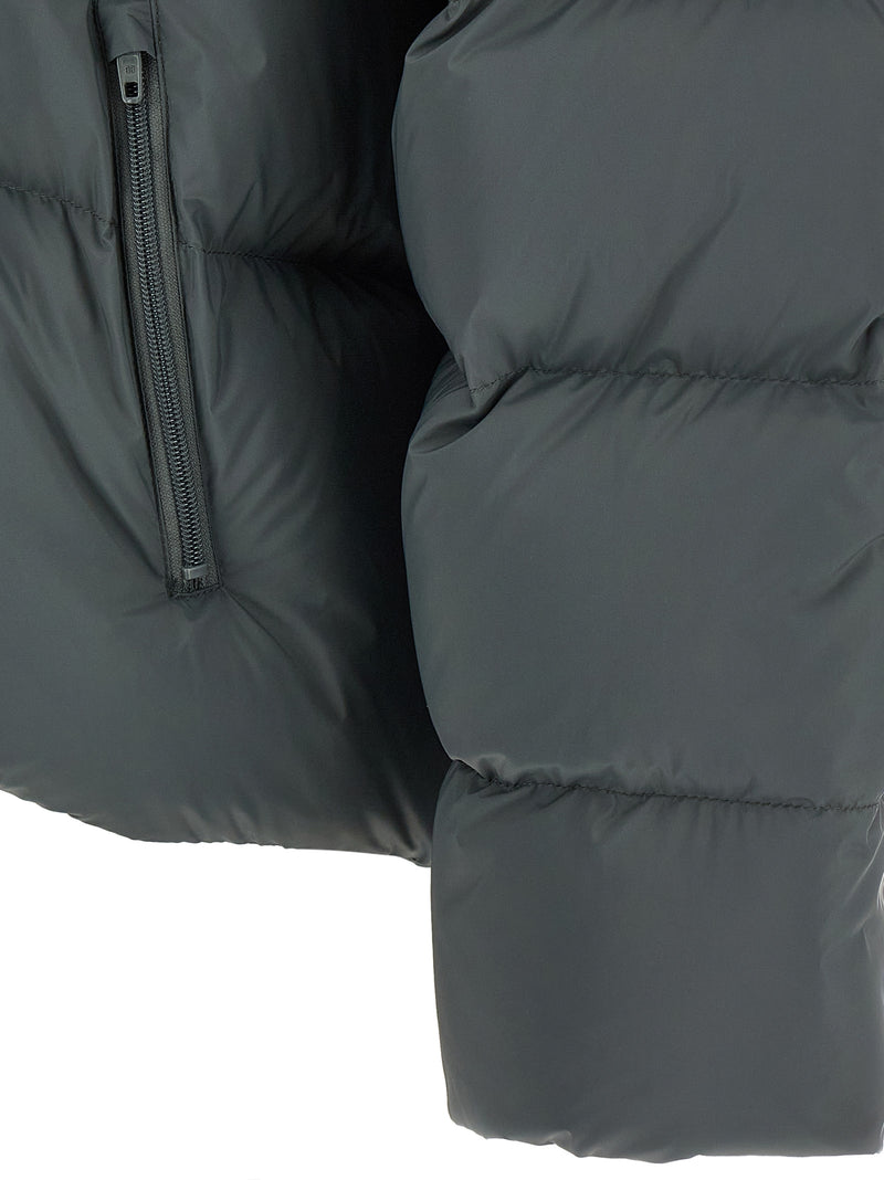 Balenciaga Veste longue en polyamide gris