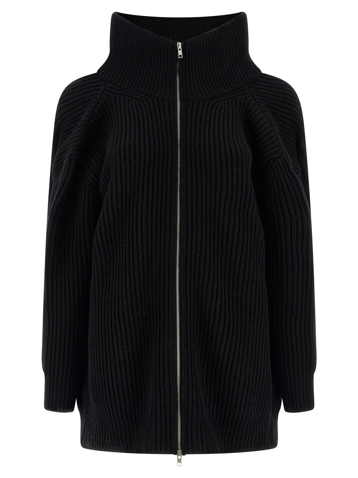 MM6 Maison Margiela Black Wool Short Dress