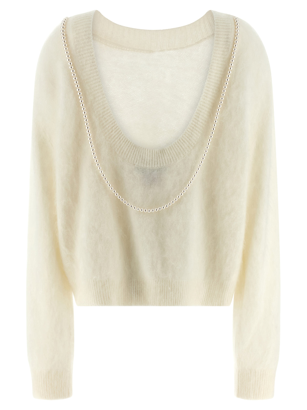 BERNADETTE White Cashmere Cardigan