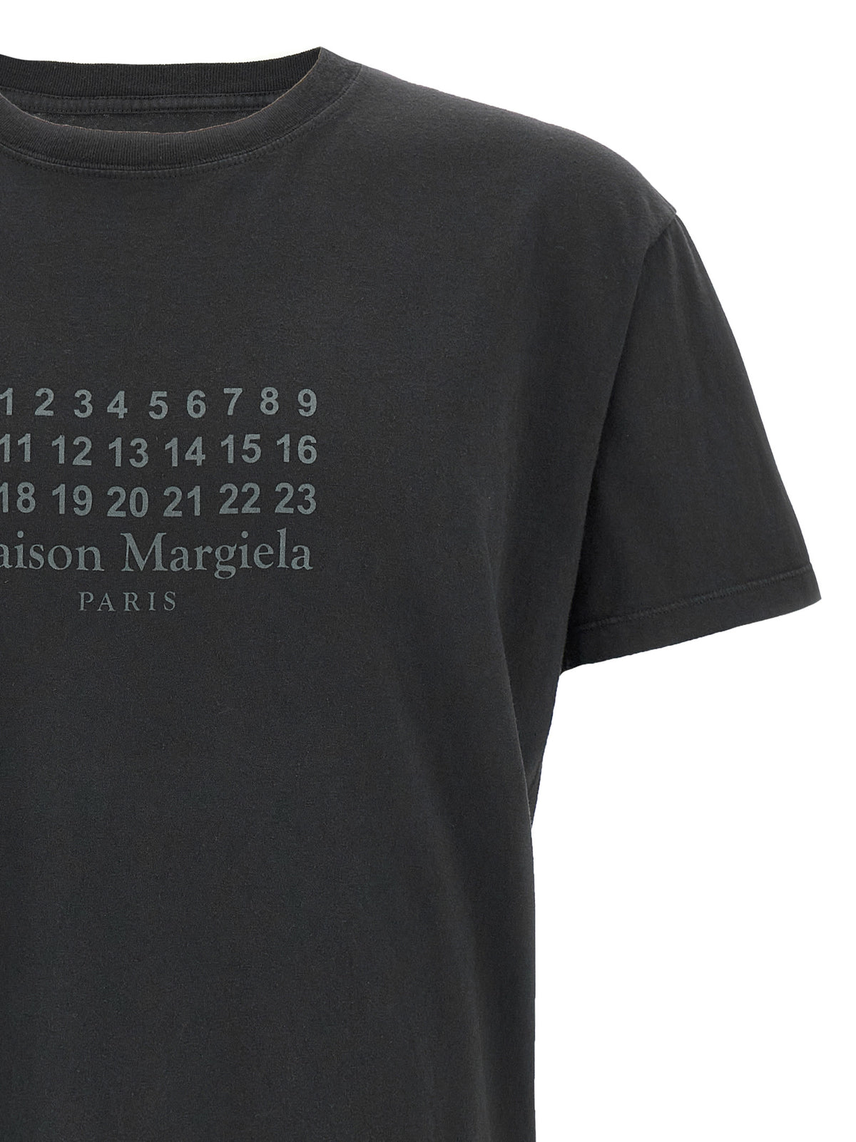 Maison Margiela Black Cotton T-Shirt