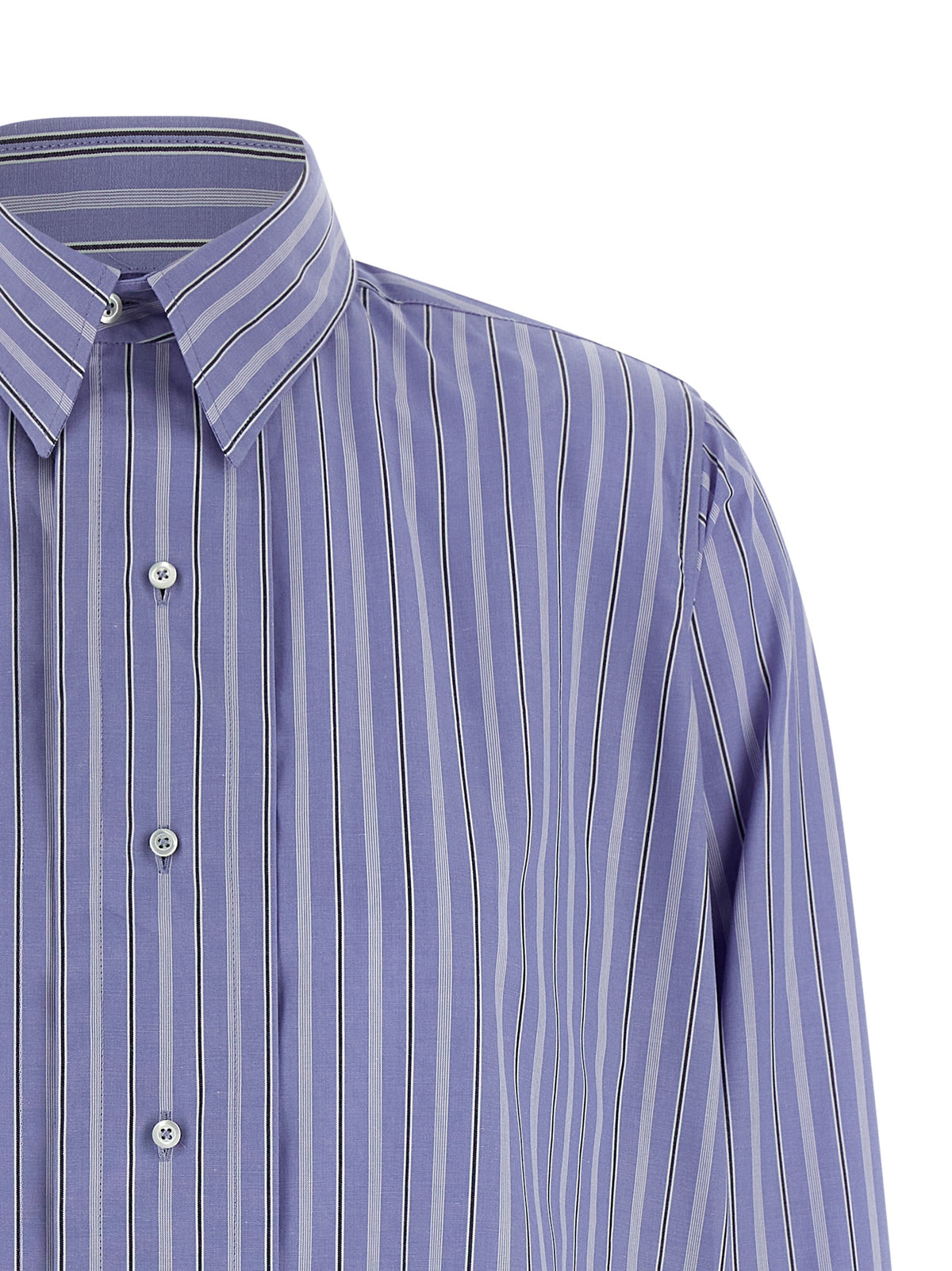 Maison Margiela Blue Cotton Blouse - Chic & Unique Design