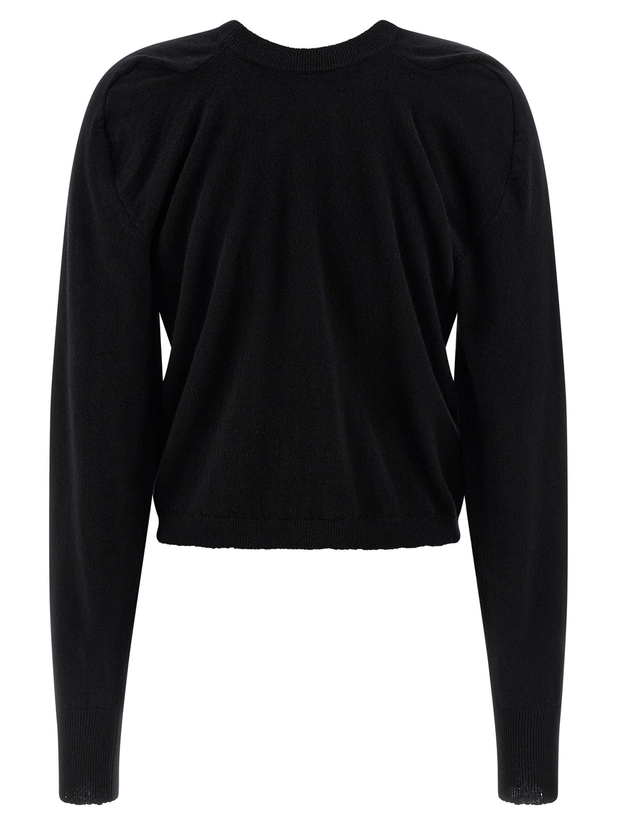 Cardigan noir en laine vierge Maison Margiela