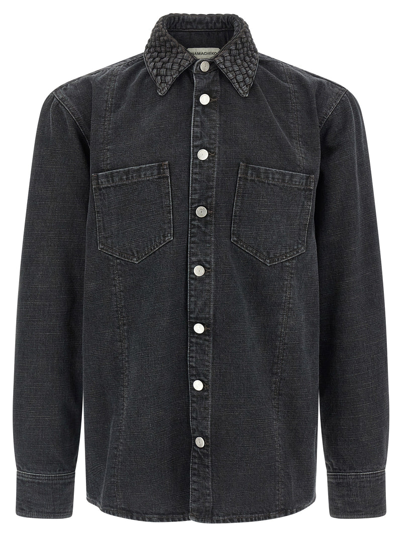 Namacheko Black Cotton Blouse