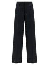 Maison Margiela Black Wool Dress Pants