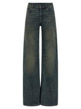 Jean évasé en coton bleu Balenciaga