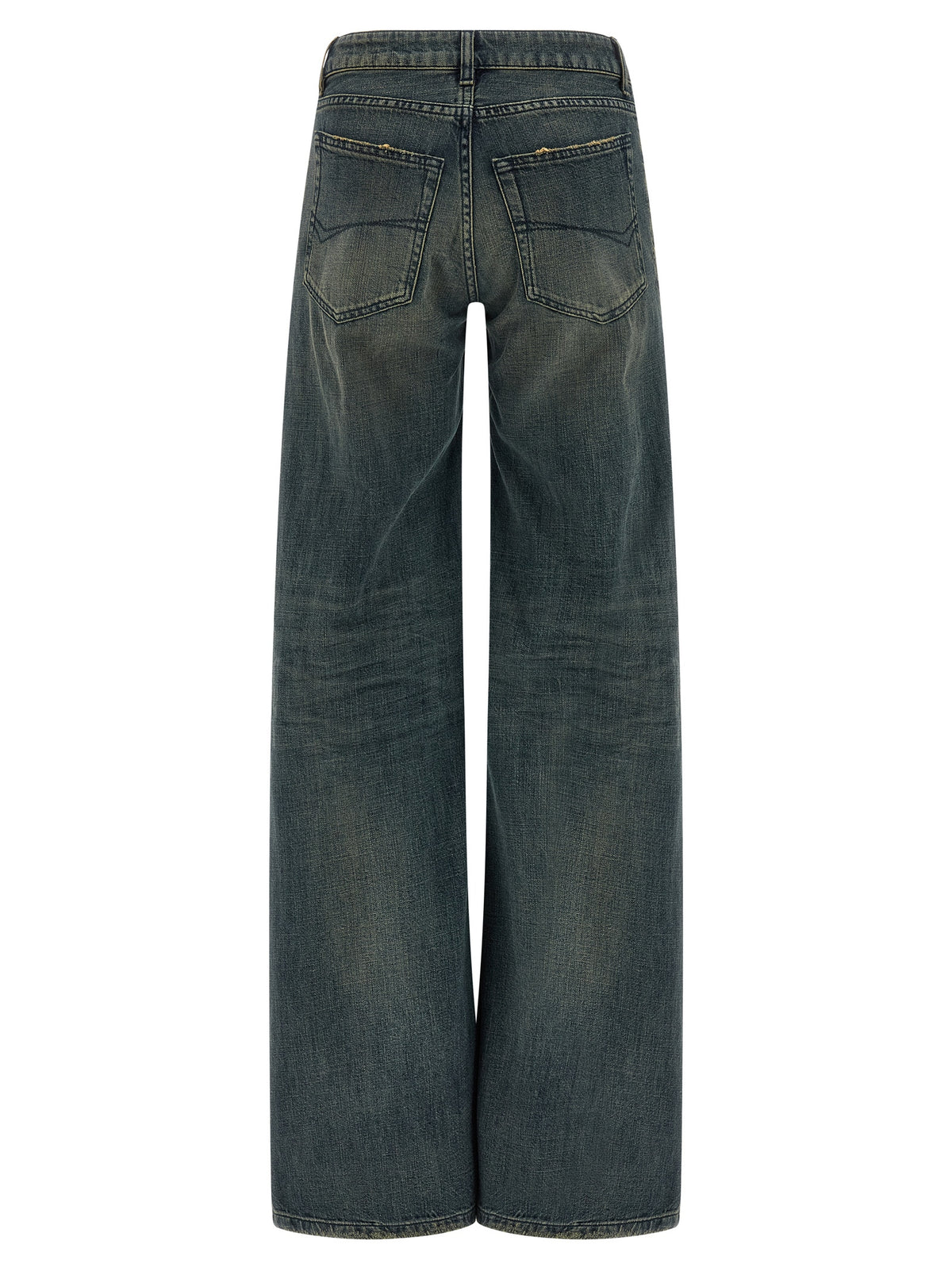 Jean évasé en coton bleu Balenciaga