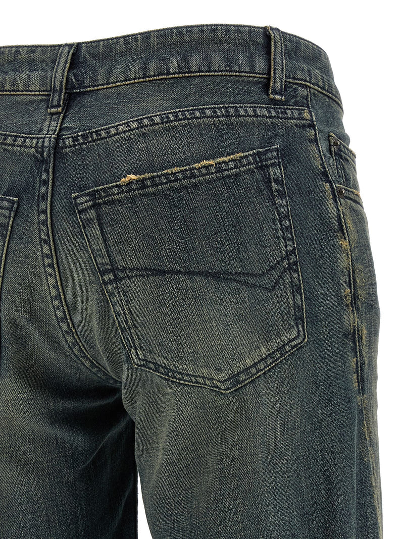 Jean évasé en coton bleu Balenciaga