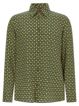 Gucci Bicolor Silk Blouse