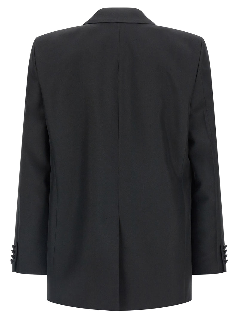 Gucci Black Polyester Double-Breasted Blazer for Men
